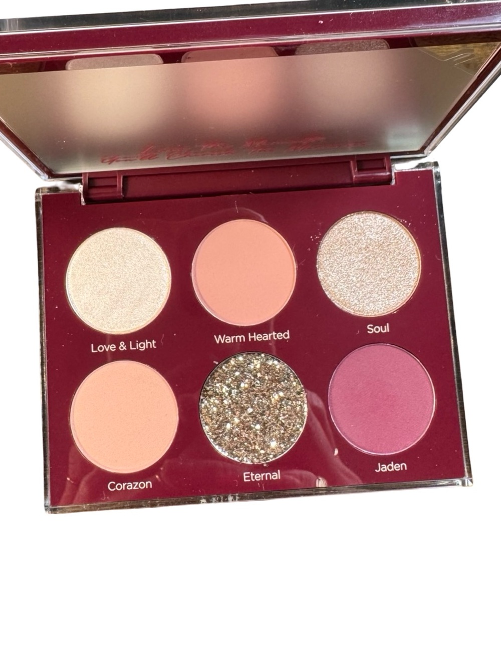 Dominique Cosmetics Unconditional Eyeshadow Palette 6 Neutral Pink Mauve Glitter